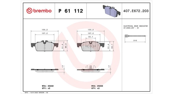 Brake Pad Set, disc brake