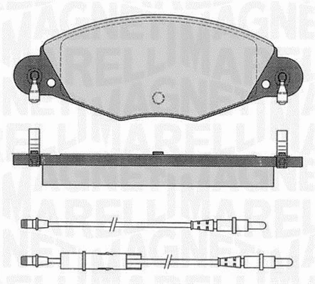 Brake Pad Set, disc brake (363916060564)