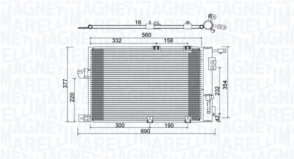 Condenser, air conditioning (350203927000)