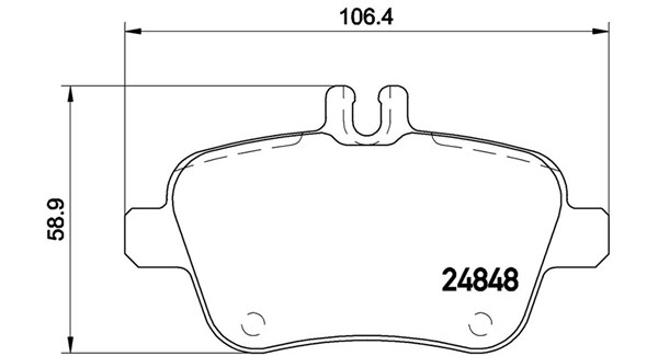 Brake Pad Set, disc brake (363700550091)