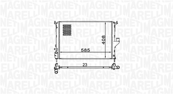 Radiator, engine cooling