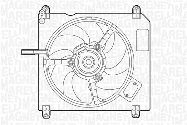 Fan, engine cooling (069422005010)