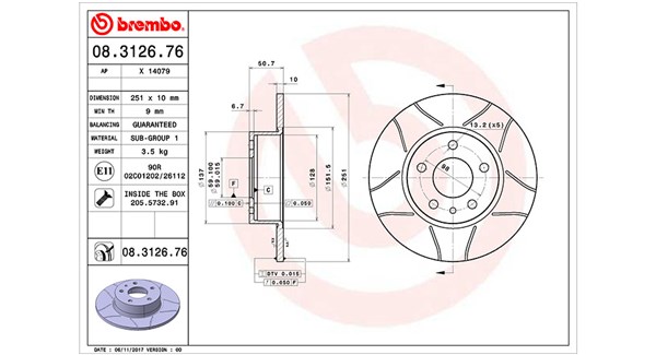 Brake Disc (360406021105)
