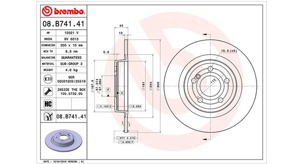 Brake Disc (360406114401)