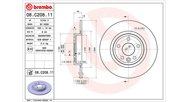Brake Disc (360406137901)