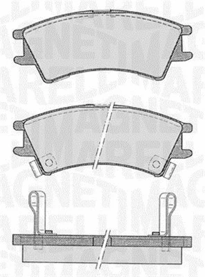 Brake Pad Set, disc brake (363916060800)