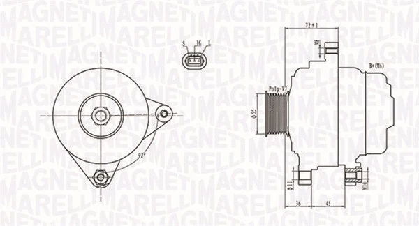 Alternator (063731792010)