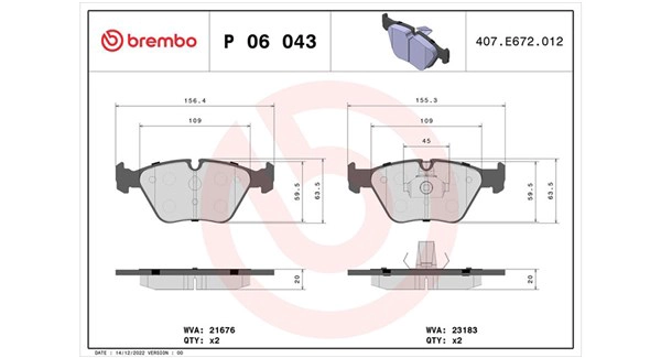Brake Pad Set, disc brake