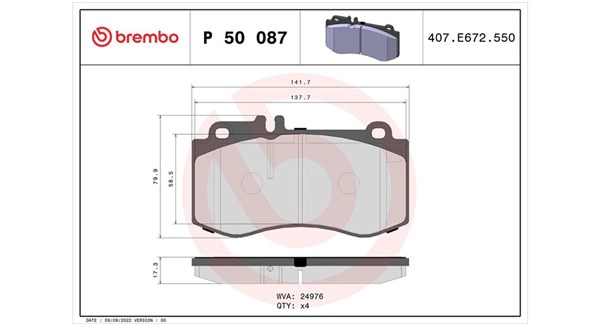 Brake Pad Set, disc brake