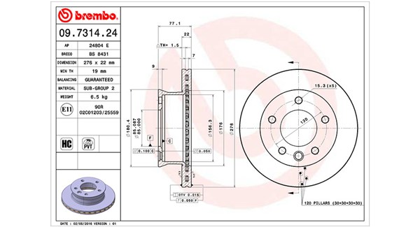 Brake Disc (360406032500)