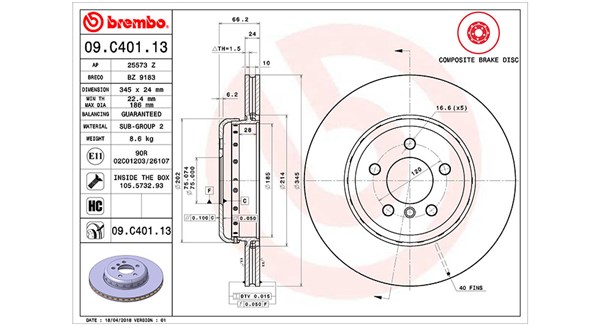 Brake Disc (360406130704)
