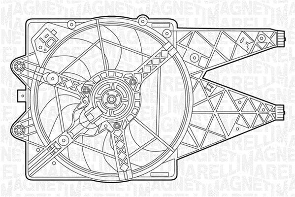 Fan, engine cooling (069422452010)