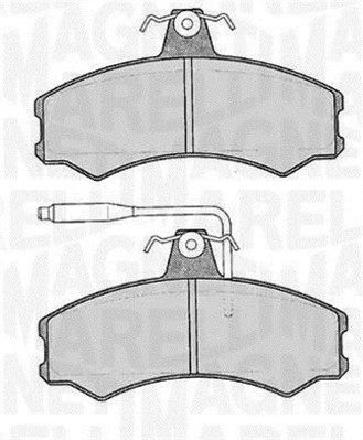 Brake Pad Set, disc brake (363916060175)
