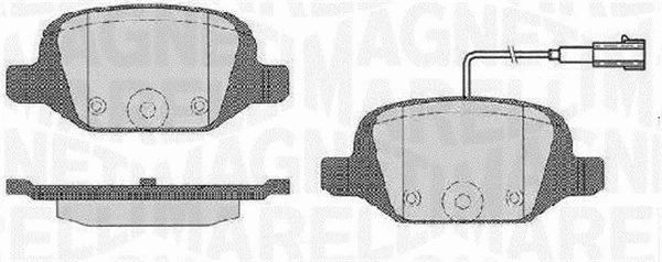 Brake Pad Set, disc brake (363916060503)