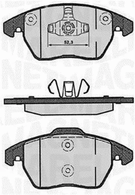 Brake Pad Set, disc brake (363916060178)