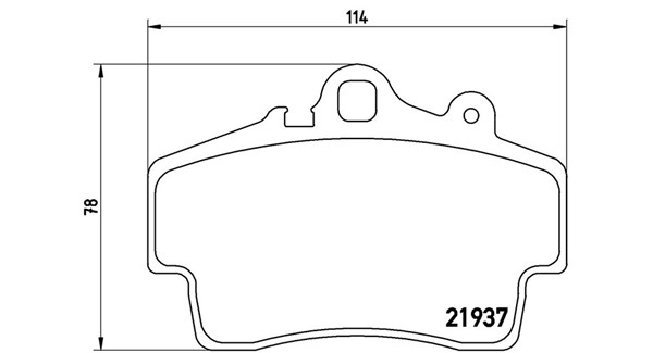 Brake Pad Set, disc brake (363700465007)