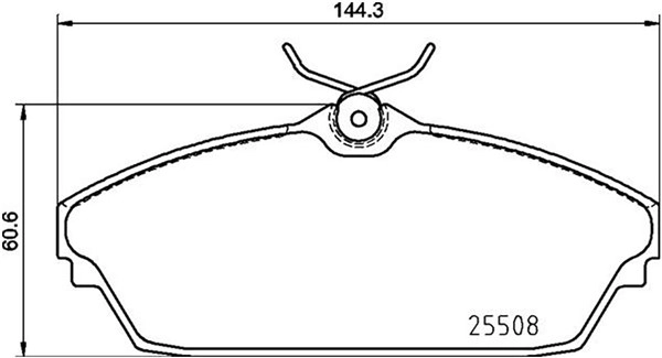 Brake Pad Set, disc brake (363700482003)