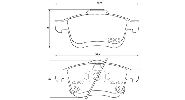 Brake Pad Set, disc brake