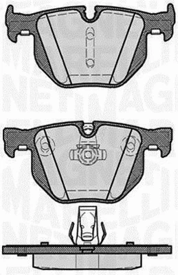 Brake Pad Set, disc brake (363916060161)