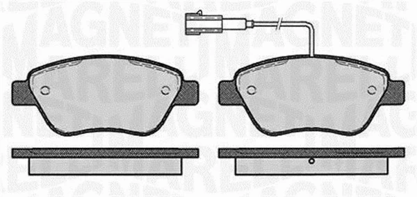 Brake Pad Set, disc brake (363916060126)