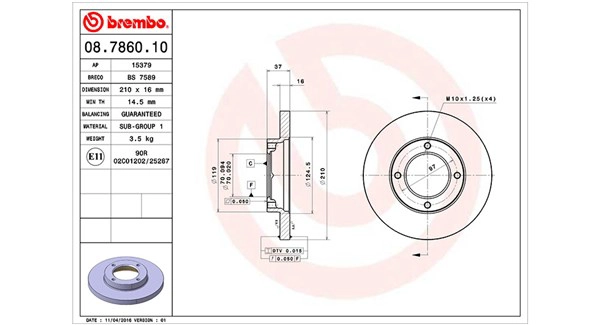 Brake Disc (360406019500)