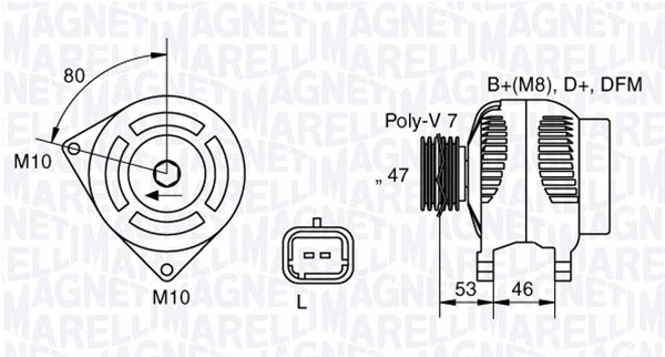 Alternator (063341734010)