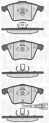 Brake Pad Set, disc brake (363916060606)