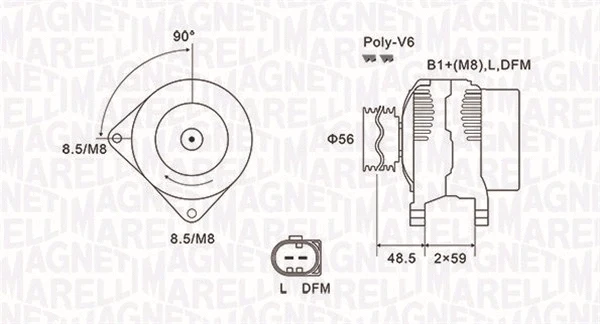 Alternator (063731644010)