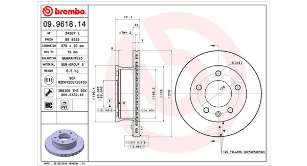 Brake Disc (360406098500)