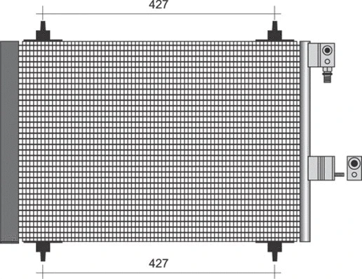 Condenser, air conditioning (350203365000)