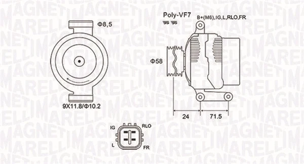 Alternator (063731965010)