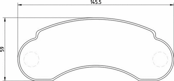Brake Pad Set, disc brake (363710209025)