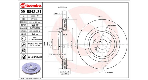 Brake Disc (360406118001)