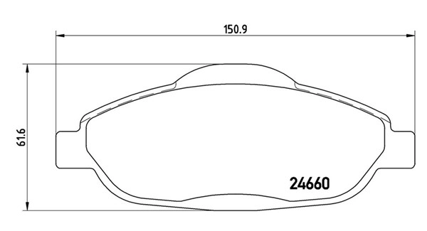 Brake Pad Set, disc brake (363700561101)