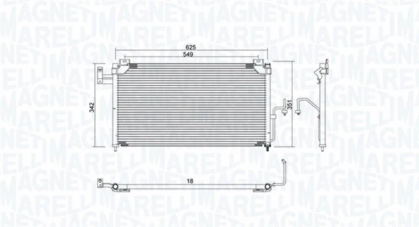 Condenser, air conditioning (350203939000)