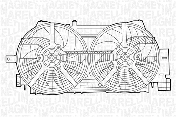 Fan, engine cooling (069422436010)