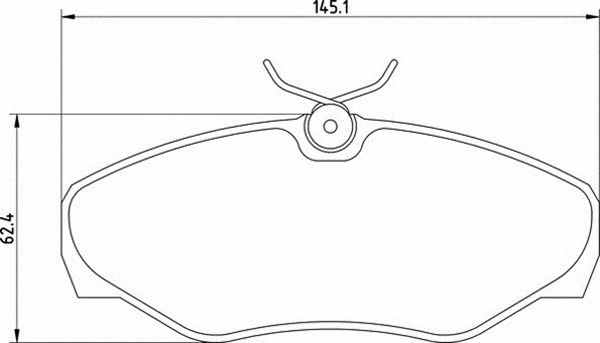 Brake Pad Set, disc brake (363700201424)