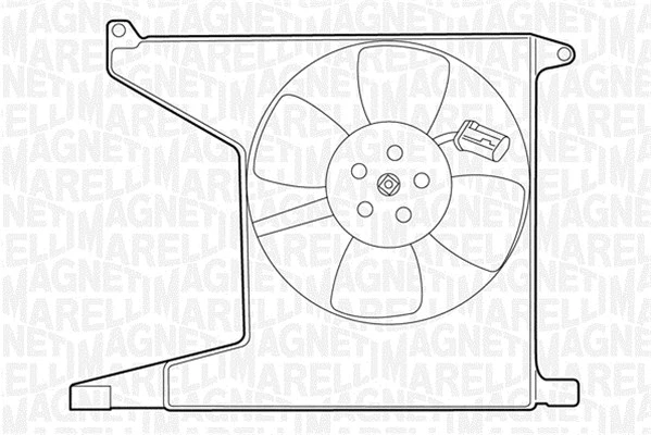 Fan, engine cooling (069422208010)