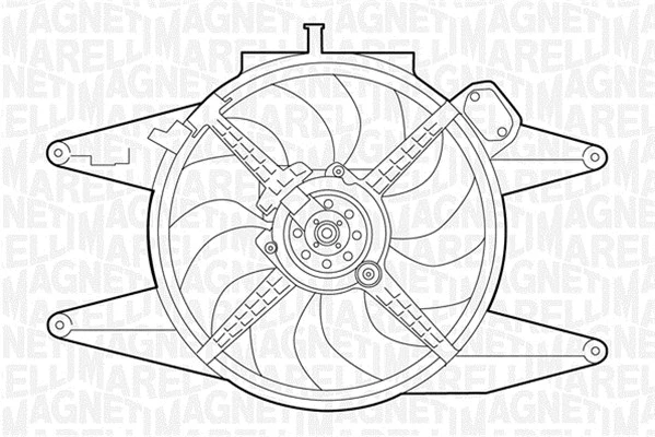 Fan, engine cooling (069422042010)