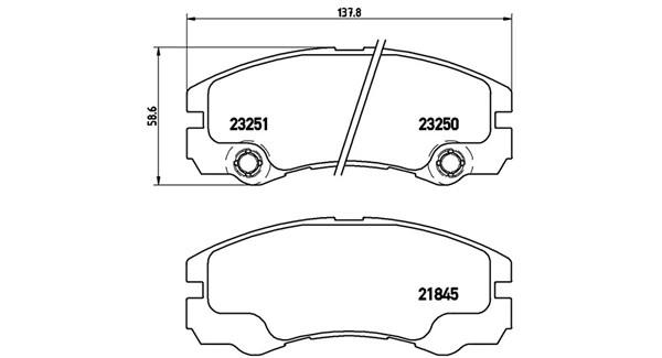 Brake Pad Set, disc brake (363700459033)
