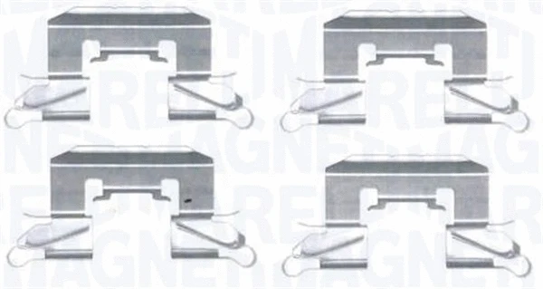 Accessory Kit, disc brake pad (363915110084)