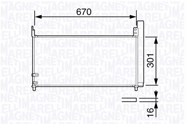 Condenser, air conditioning (350203694000)
