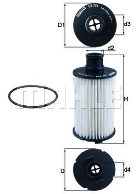 Oil Filter (154705272660)
