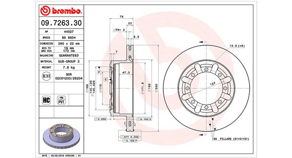 Brake Disc (360406053900)