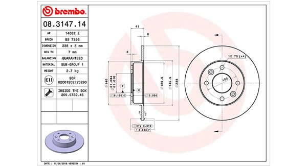 Brake Disc (360406042200)
