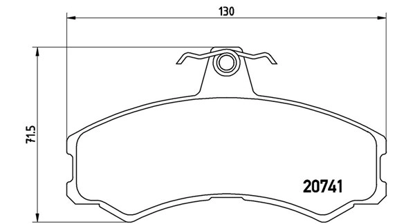 Brake Pad Set, disc brake (363700506024)