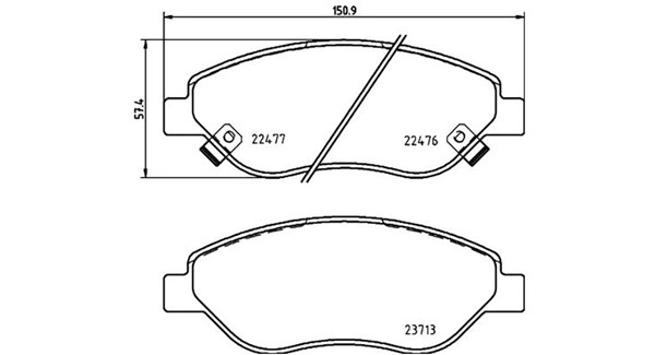 Brake Pad Set, disc brake