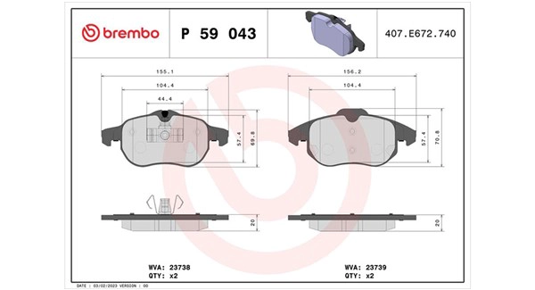 Brake Pad Set, disc brake