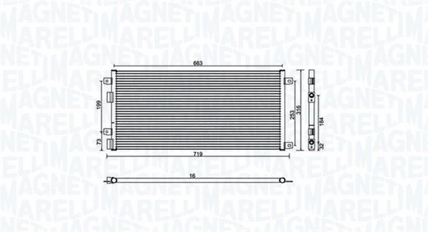 Condenser, air conditioning (350203887000)