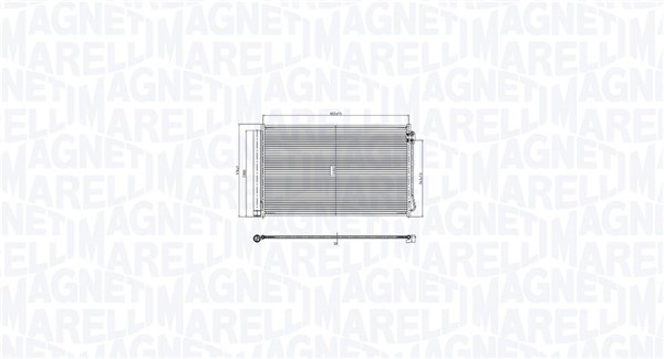 Condenser, air conditioning (350203105400)